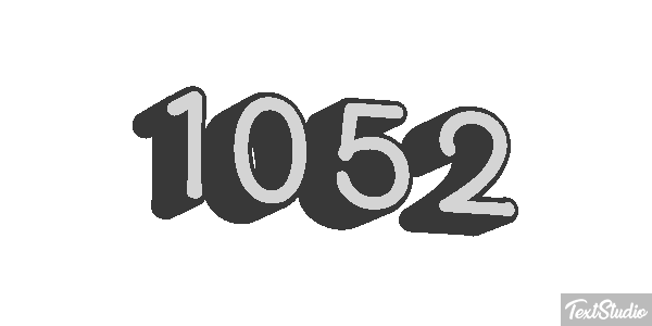 1052 Text effect