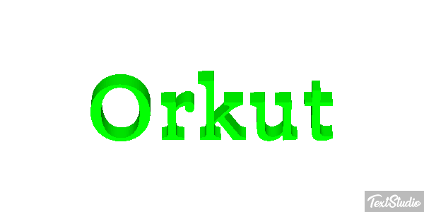 Orkut Efecto de texto