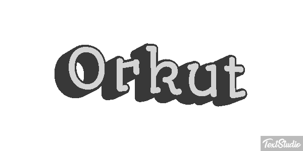 Orkut Efecto de texto