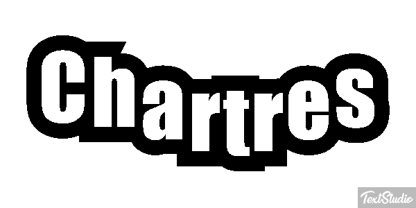 Chartres テキスト効果