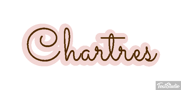Chartres テキスト効果