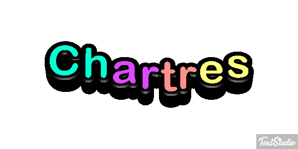 Chartres テキスト効果