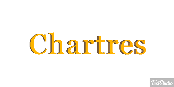 Chartres テキスト効果
