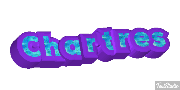 Chartres テキスト効果