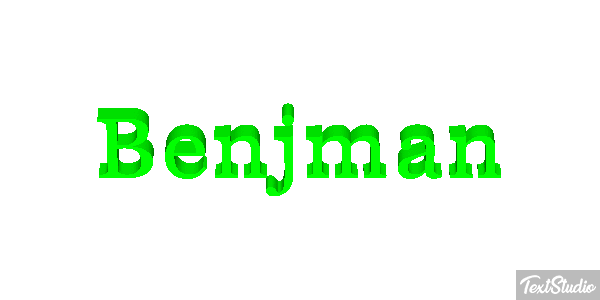 Benjman Effetto testo