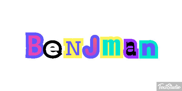 Benjman Effetto testo