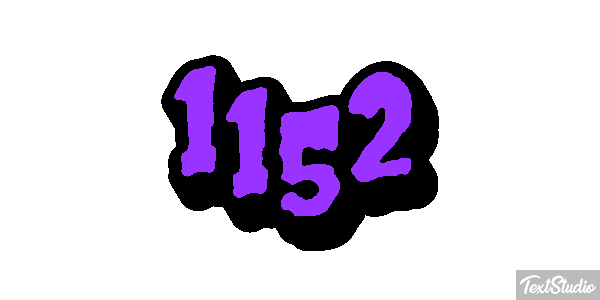 1152 Tekst effect
