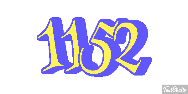 1152 Tekst effect
