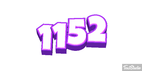 1152 Tekst effect