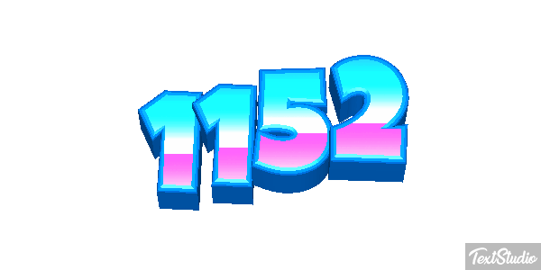 1152 Tekst effect