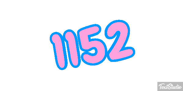 1152 Tekst effect