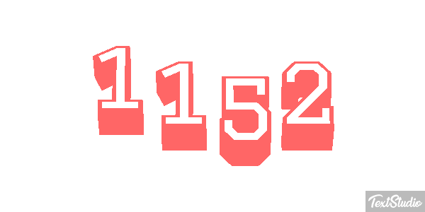 1152 Tekst effect