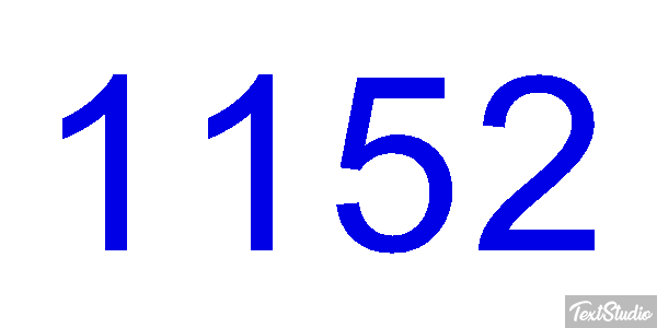 1152 Tekst effect