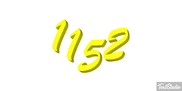 1152 Tekst effect