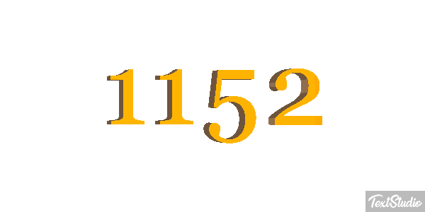 1152 Tekst effect