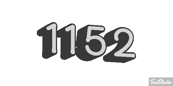 1152 Tekst effect