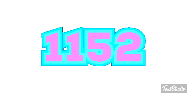 1152 Tekst effect