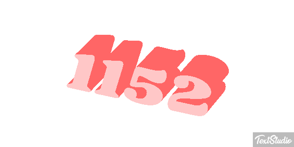 1152 Tekst effect