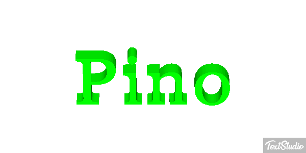 Pino Efekt tekstowy