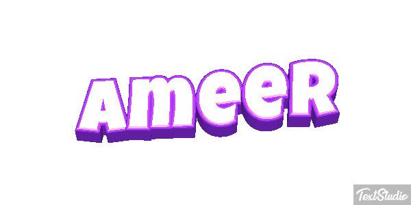 Ameer Text effect