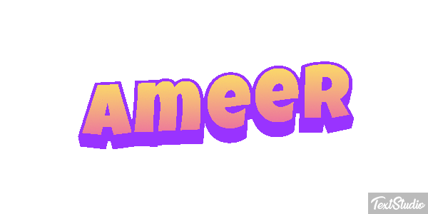 Ameer Text effect