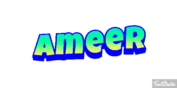 Ameer Text effect