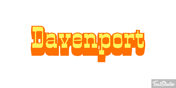 Davenport Efekt tekstowy
