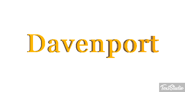 Davenport Efekt tekstowy