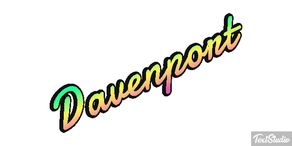 Davenport Efekt tekstowy