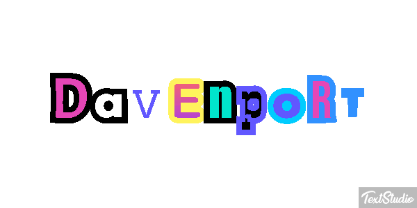 Davenport Efekt tekstowy