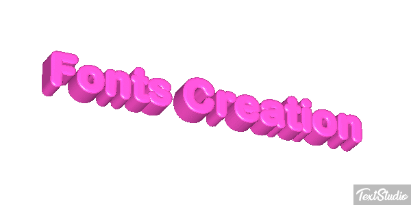 Fonts Creation テキスト効果
