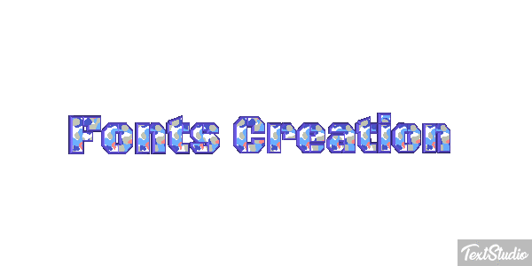 Fonts Creation テキスト効果