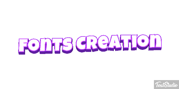 Fonts Creation テキスト効果