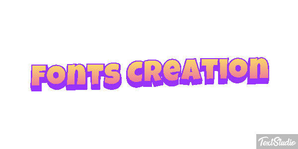 Fonts Creation テキスト効果