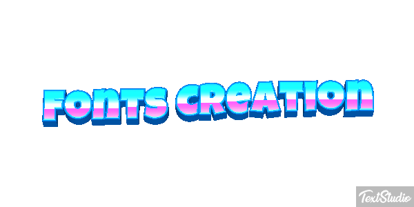 Fonts Creation テキスト効果