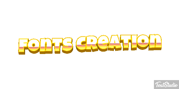 Fonts Creation テキスト効果