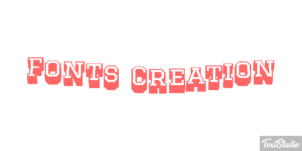 Fonts Creation テキスト効果