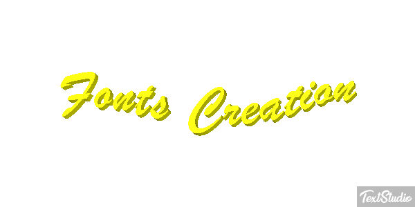 Fonts Creation テキスト効果