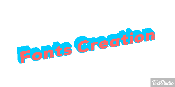 Fonts Creation テキスト効果