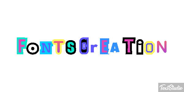 Fonts Creation テキスト効果