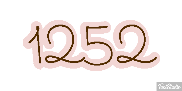 1252 Text effect