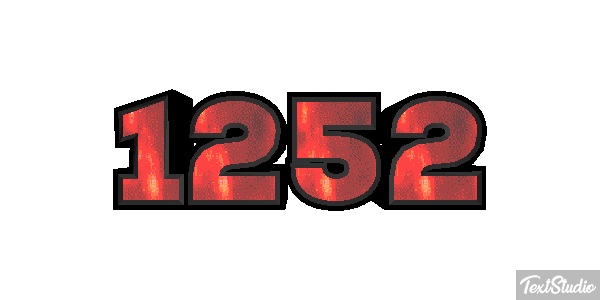 1252 Text effect