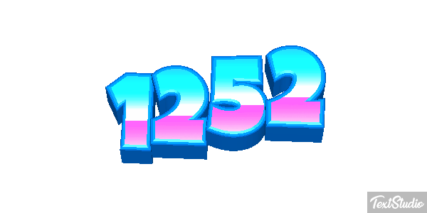 1252 Text effect