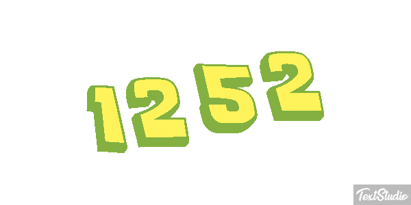 1252 Text effect