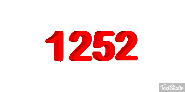 1252 Text effect