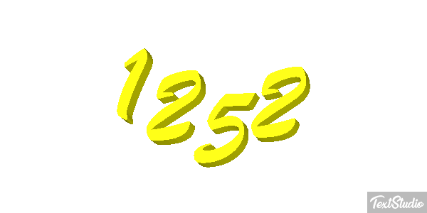 1252 Text effect