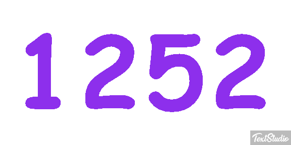 1252 Text effect