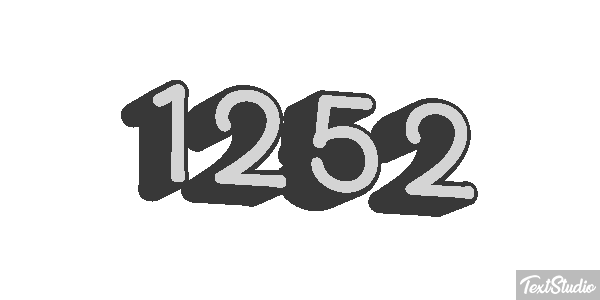1252 Text effect