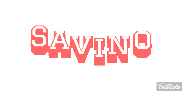 Savino Effetto testo