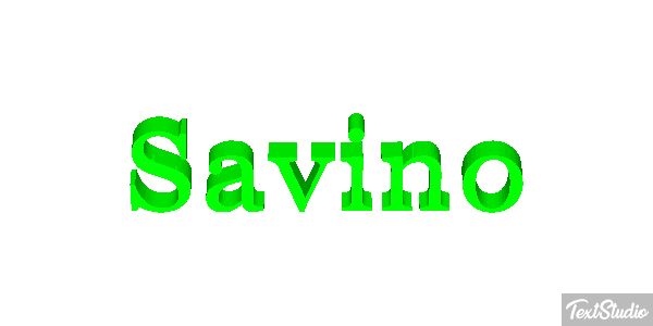 Savino Effetto testo